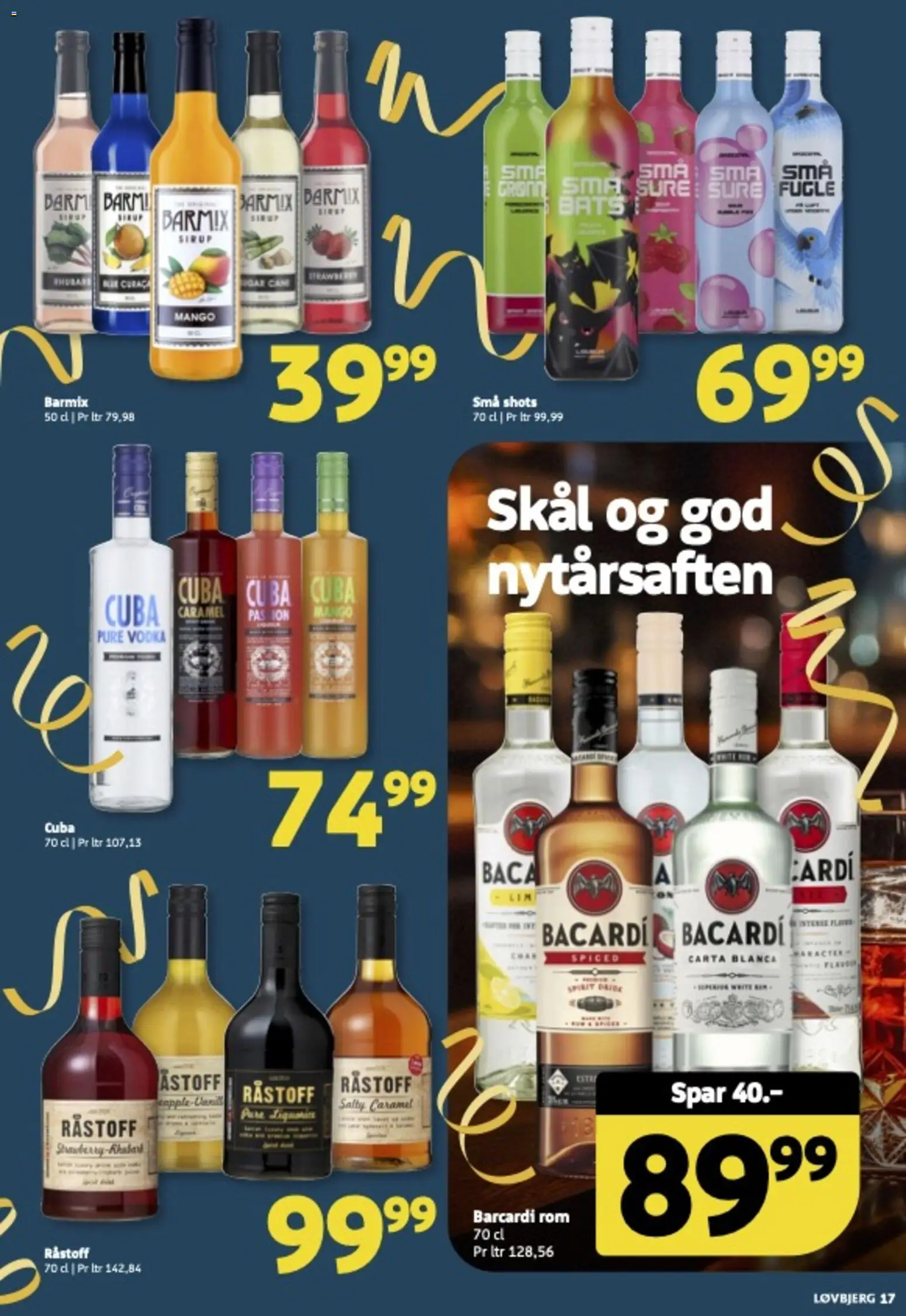 Løvbjerg tilbudsavis – gyldig fra 27.12.2025 | Side: 19 | Produkter: Mango, Vodka, Rom
