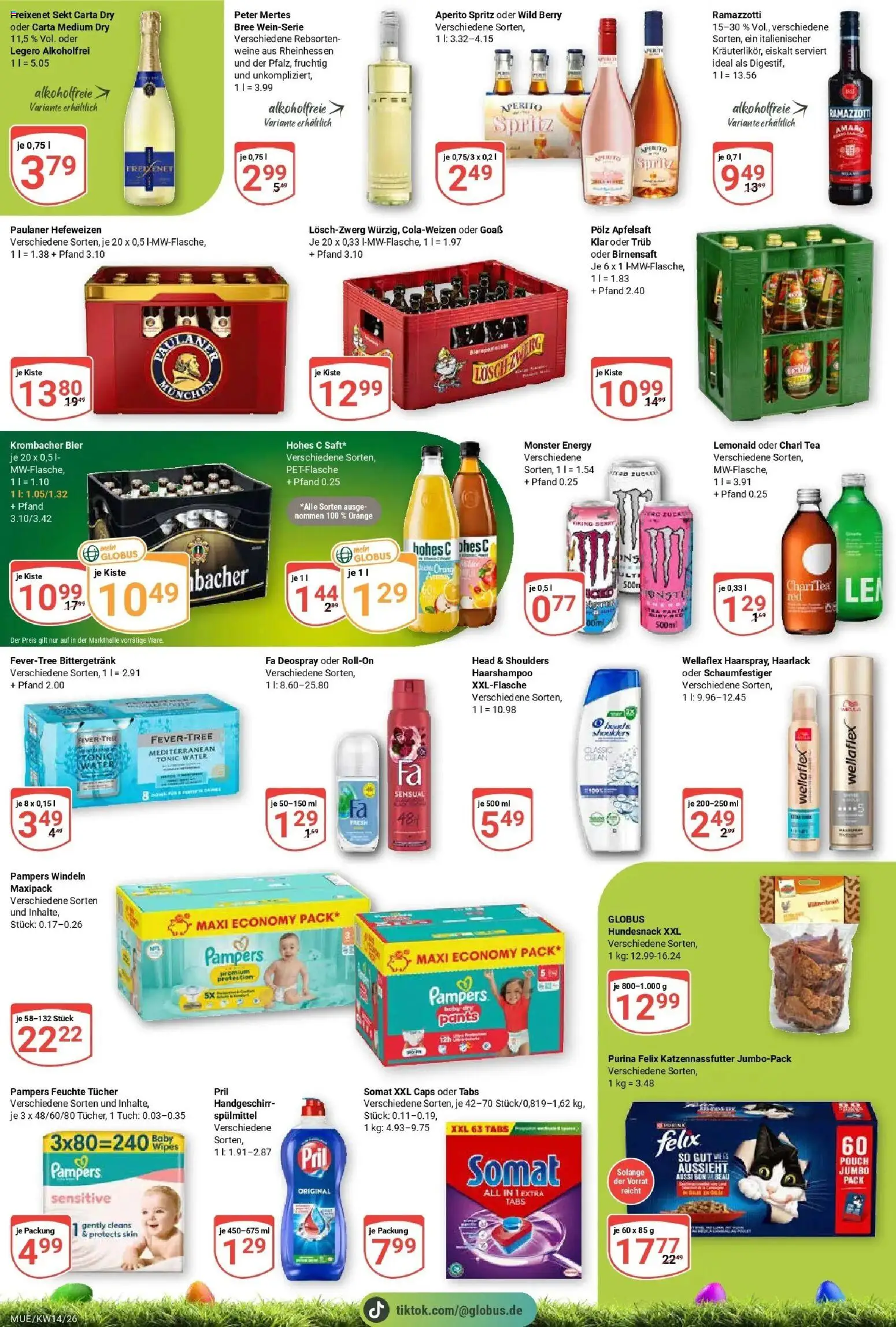 Globus prospekt Mühldorf	 – gültig ab 30.03.2026 | Seite: 11 | Produkte: Freixenet, Bier, Monster, Krombacher