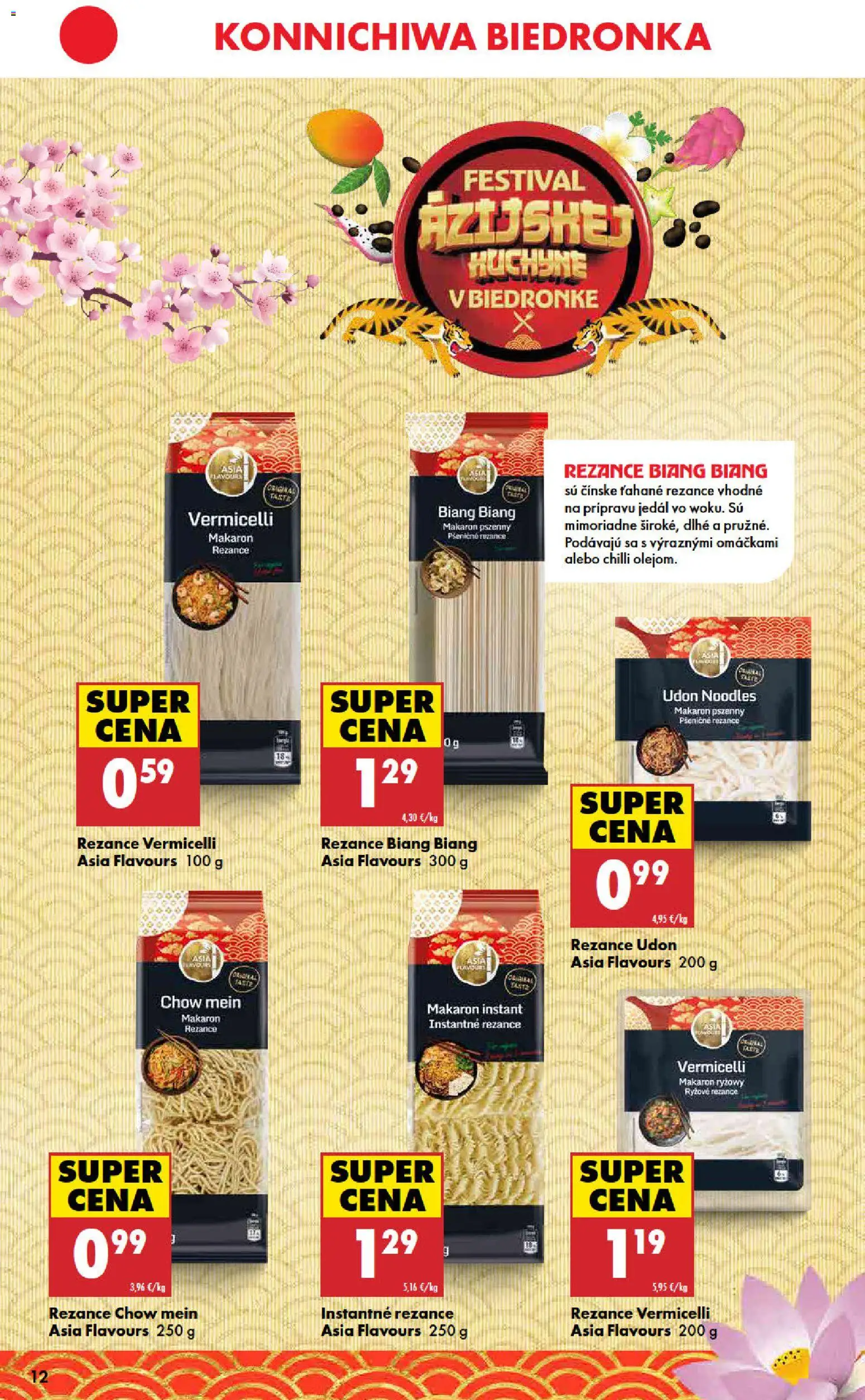 Nové Biedronka akcie – leták je platný od 08.01.2026 | Strana: 12 | Produkty: Chilli, Rezance