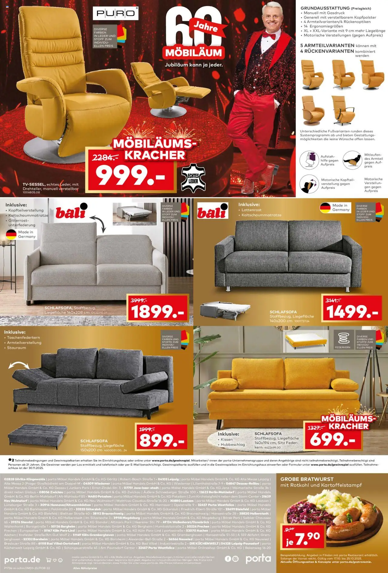 Porta! Prospekt  Aachen – gültig ab 19.10.2025 | Seite: 6 | Produkte: Kissen, Lattenrost, Rotkohl, Bad