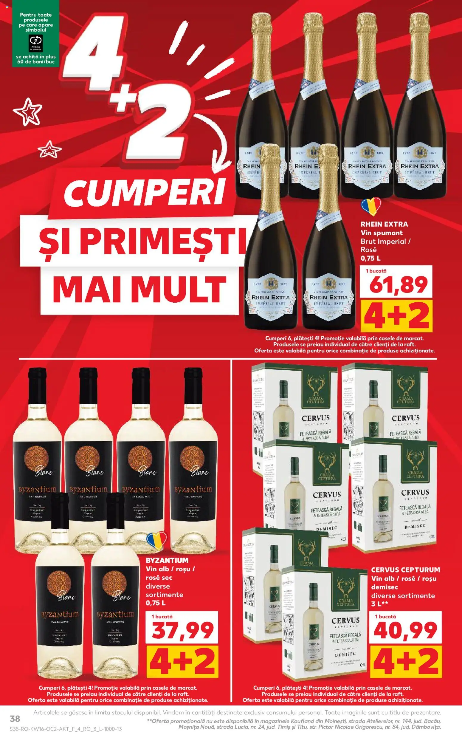 Noul catalog Kaufland – valabil de la 15.04.2026 | Pagină: 38 | Produse: Vin