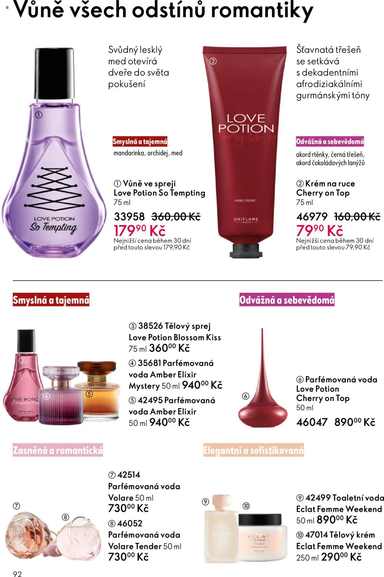 Oriflame katalog č.13/2025 od 07.09.2025 | Strana: 92 | Produkty: Tělový krém, Krém na ruce, Voda, Krém