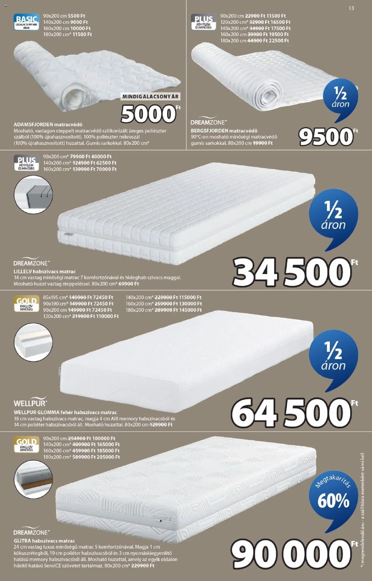 JYSK akciós ujság - amely érvényes a következő dátumtól: 02.02.2026 | Oldal: 13
