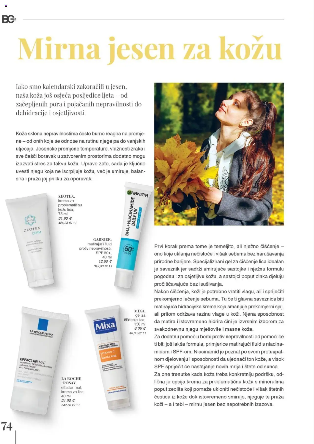 Bipa katalog | vrijedi od 01.09.2025 | Stranica: 74 | Proizvodi: Gel za čišćenje lica, Krema za lice, Krema, Garnier