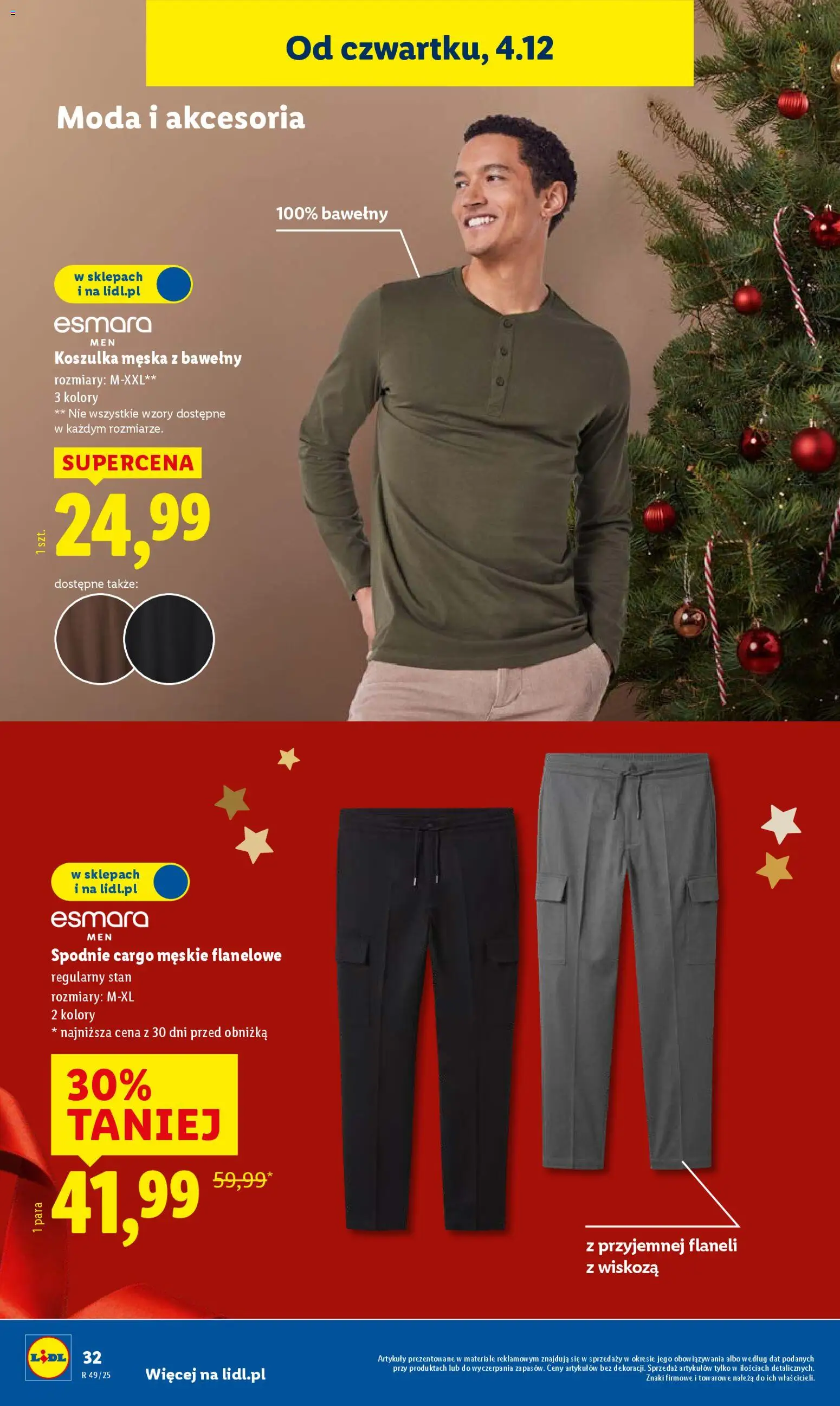 Lidl Gazetka - Cyber Monday od 01.12.2025 | Strona: 38 | Produkty: Spodnie