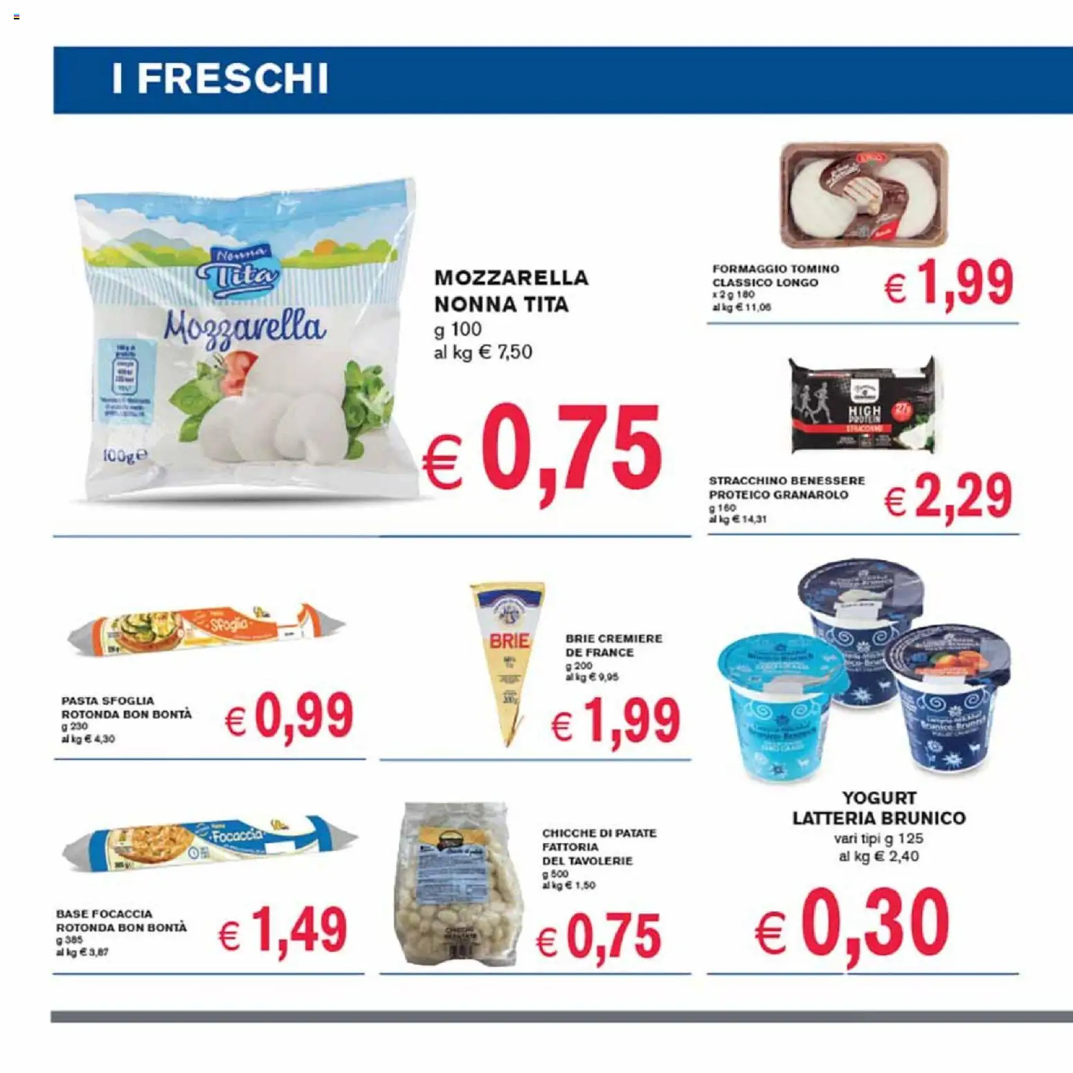 Volantino Coal del 23.10.2025 | Pagina: 6 | Prodotti: Yogurt, Pasta sfoglia, Patate, Pasta