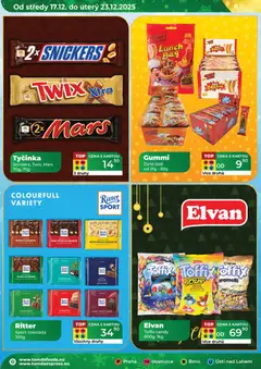 Náhled letáku Tamda Foods leták od 17.12.2025 | Strana: 8 | Produkty: Čokoláda, Twix, Ritter Sport, Lunch