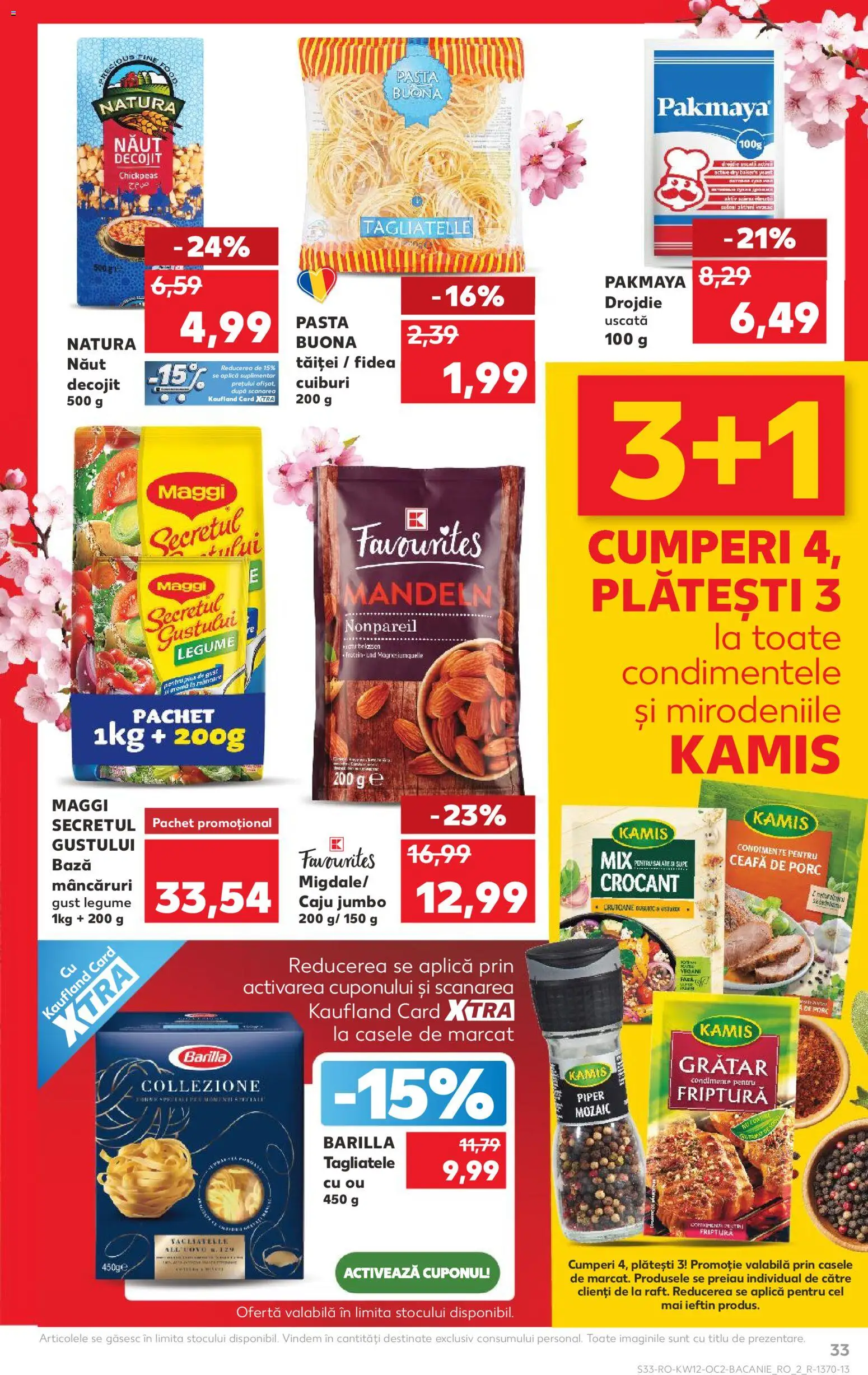 Noul catalog Kaufland – valabil de la 18.03.2026 | Pagină: 33 | Produse: Grătar, Caju, Condimente, Piper