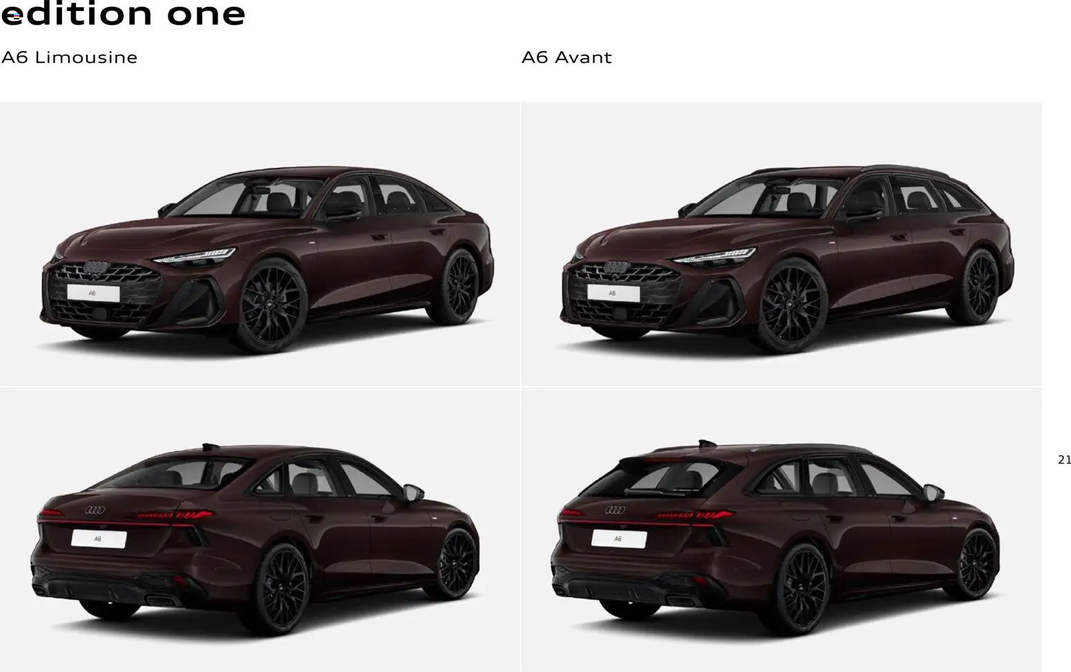 Audi A6 – gültig ab 28.10.2025 | Seite: 21