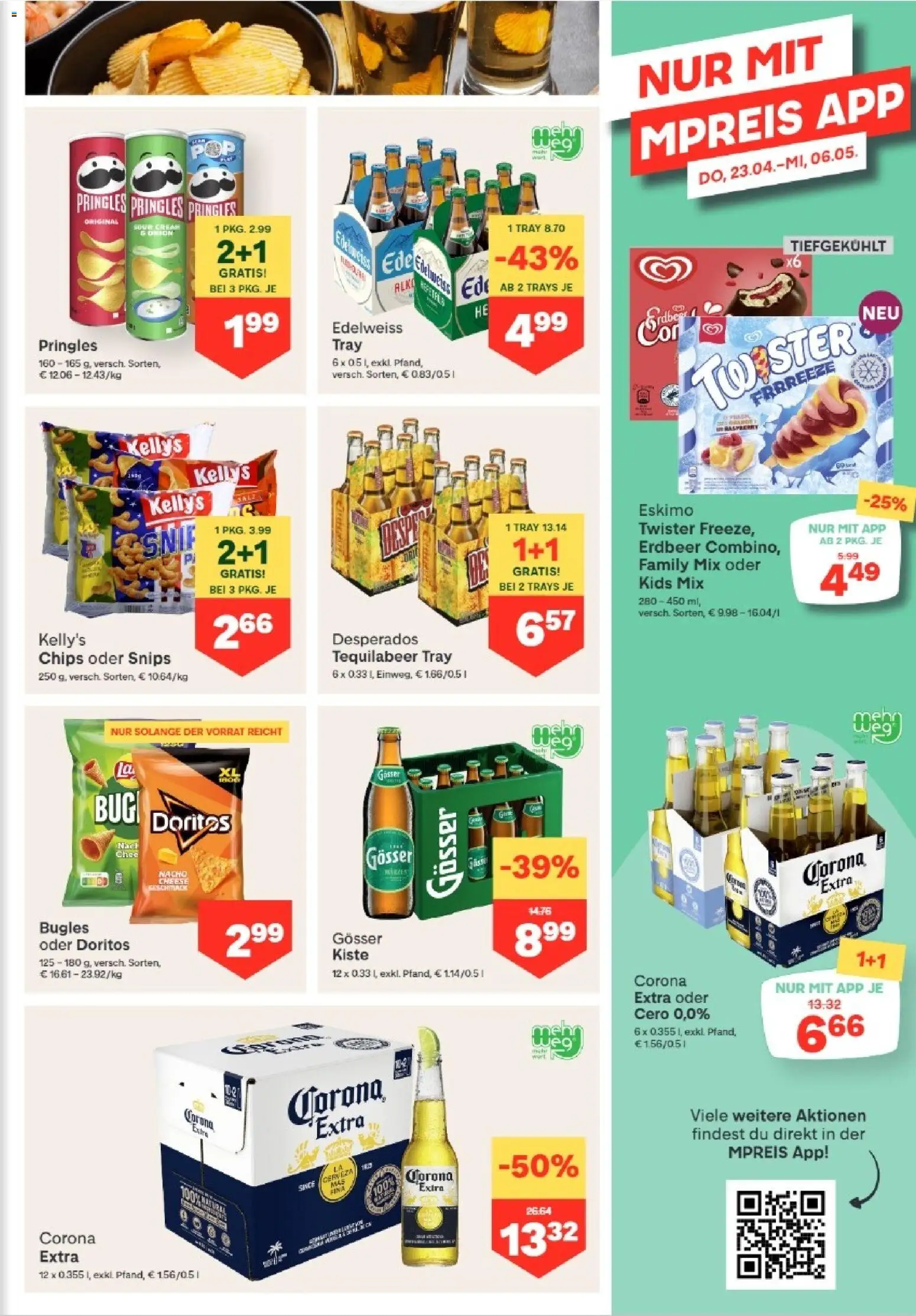 MPREIS Lenzing gültig ab 23.04.2026 | Seite: 9 | Produkte: Chips