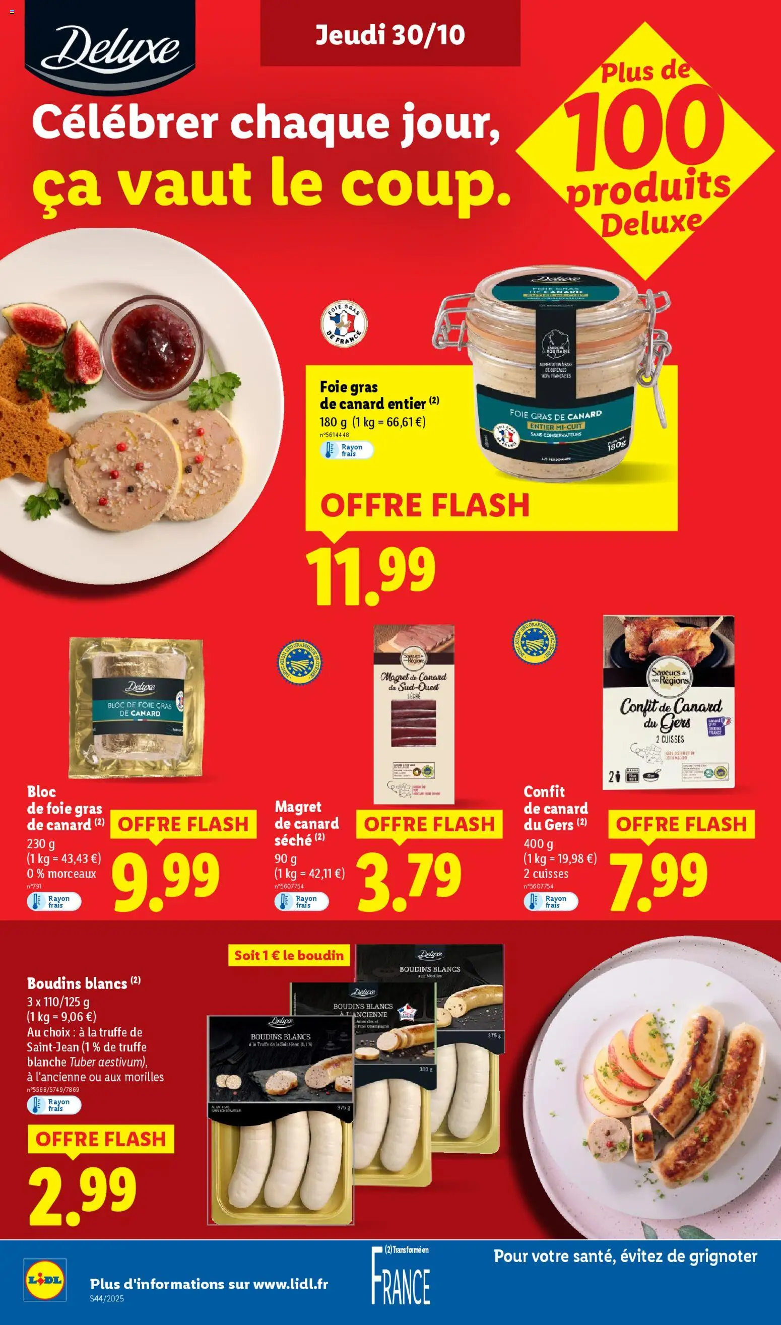 {H1} | Page: 16 | Produits: Magret de canard, Foie Gras de Canard, Base, Confit de canard