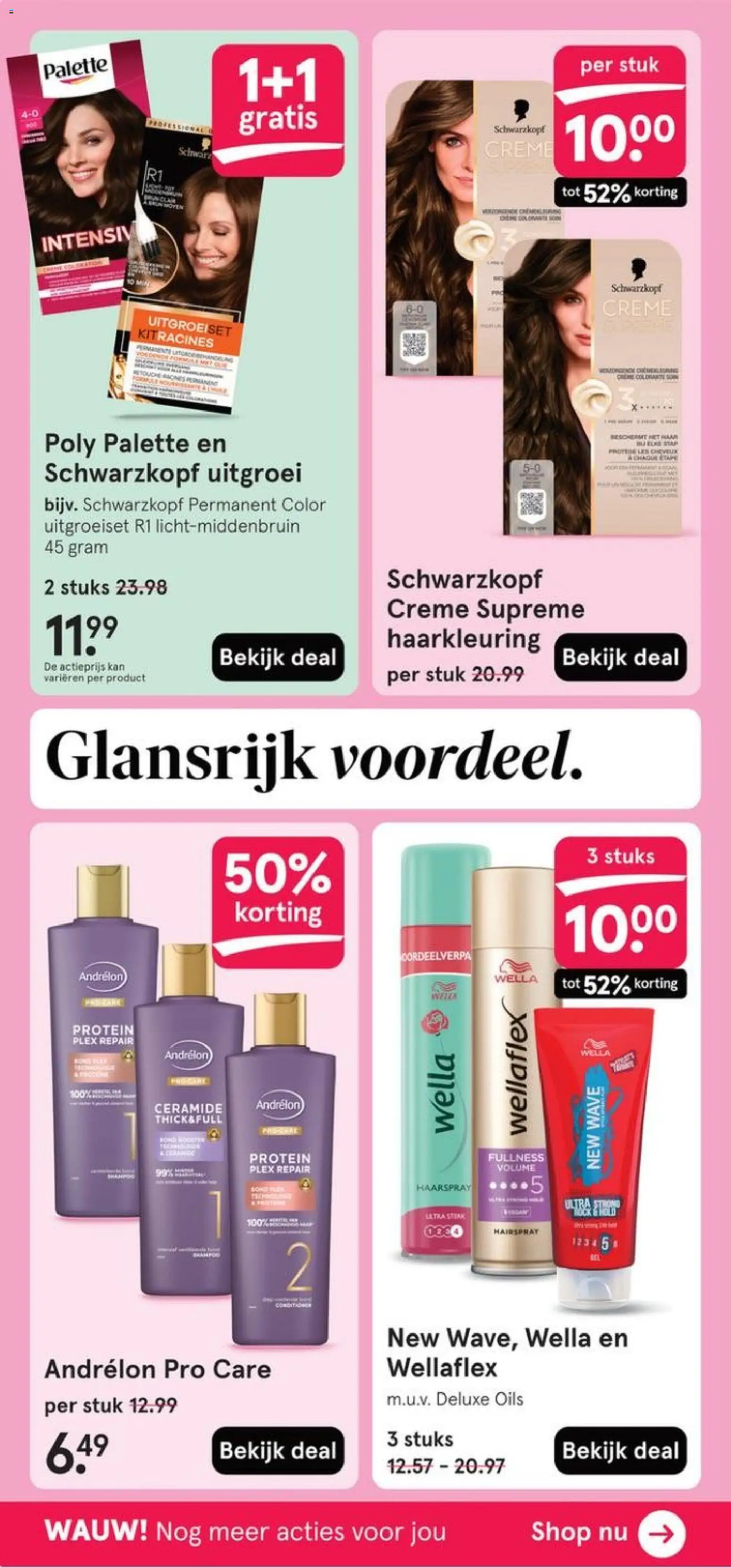 {H1} | Pagina: 22 | Producten: Kan, Haarspray, Crème