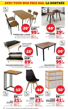  | Page: 12 | Produits: Coton, Table extensible, Table basse, Étagère