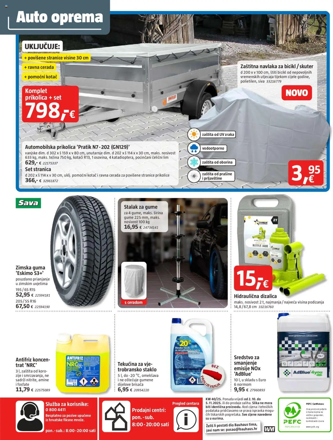 Bauhaus katalog | vrijedi od 01.10.2025 | Stranica: 48 | Proizvodi: Bicikl, Prikolice