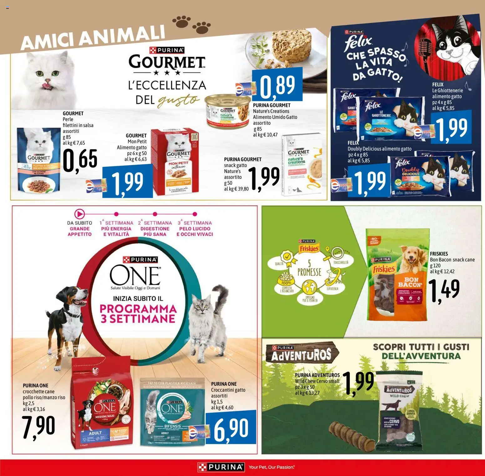 Volantino Emisfero del 12.03.2026 | Pagina: 27 | Prodotti: Riso, Salsa, Crocchette, Crocchette cane