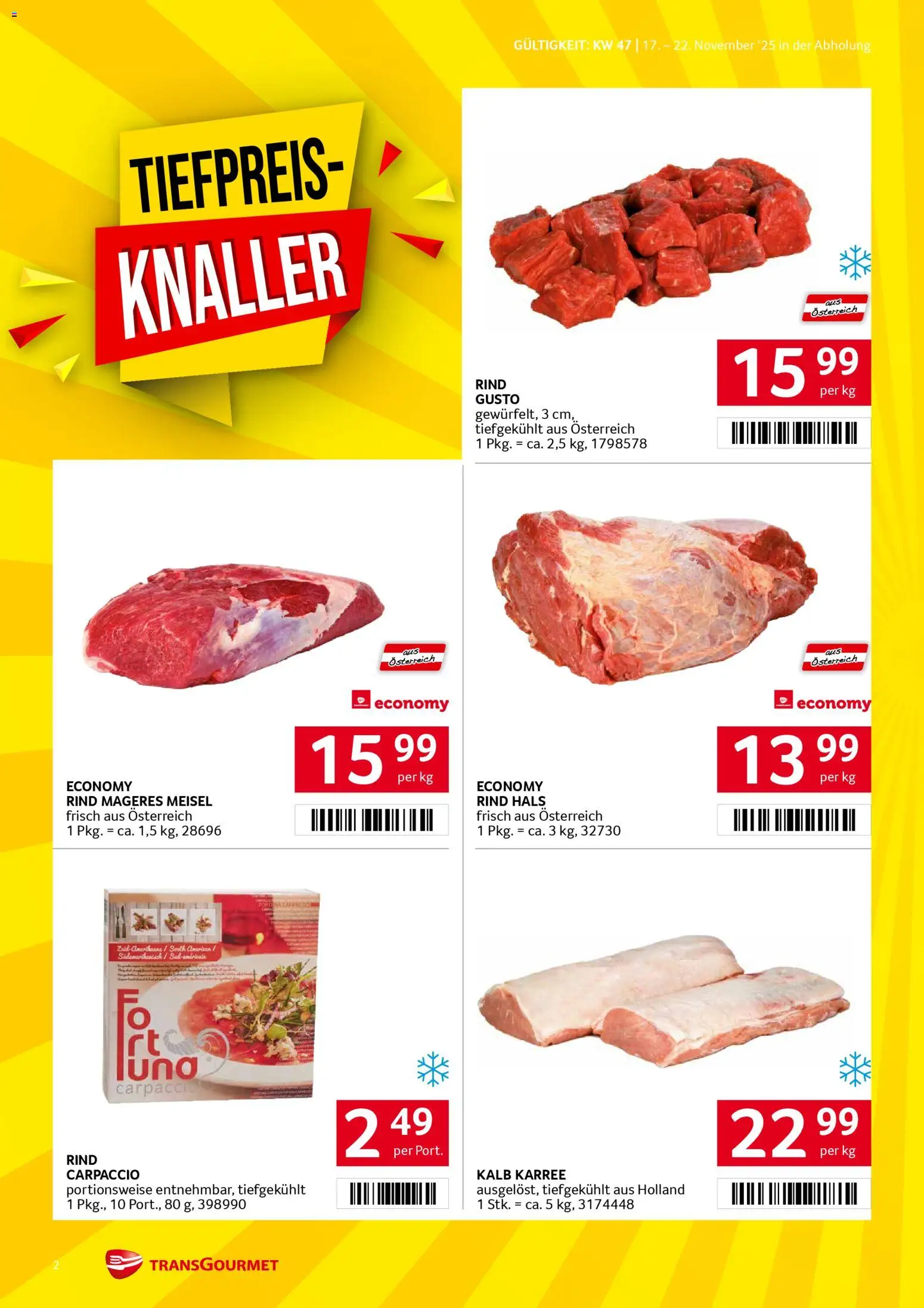 Transgourmet Flugblatt gültig ab 17.11.2025 | Seite: 2