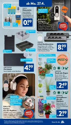 Aldi Süd Prospekt 	 ab 27.04.2026 gültig | Seite: 3 | Produkte: Tasche, Blumen, Home creation, Smartphone