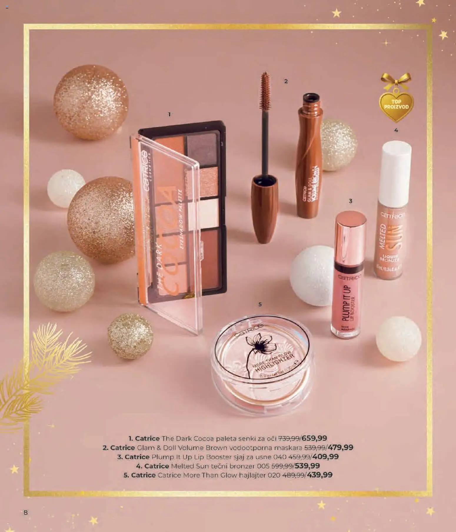 Lilly drogerie katalog - važi od 01.12.2025 | Strana: 8 | Proizvode: Bronzer, Maskara, Sjaj za usne
