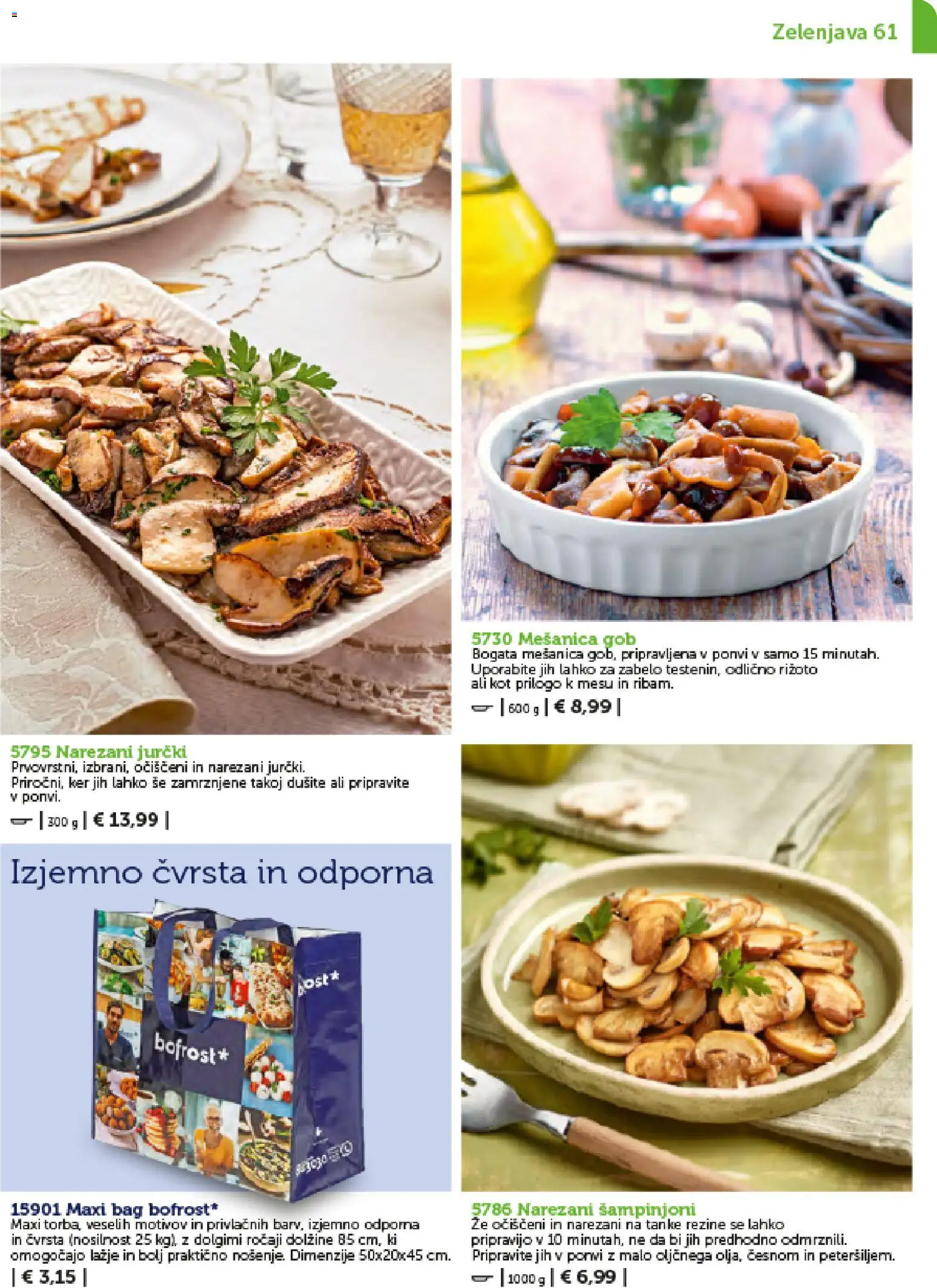 Novi Bofrost katalog ponudbe – veljaven od 01.02.2026 | Stran: 61 | Izdelki: Zelenjava