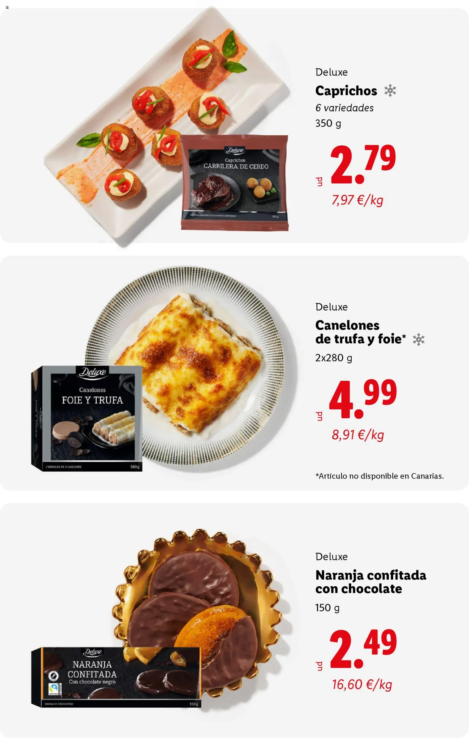 Lidl - Navidad Canarias │ válido desde el 20.11.2025 | Página: 25 | Productos: Chocolate, Cerdo, Canelones