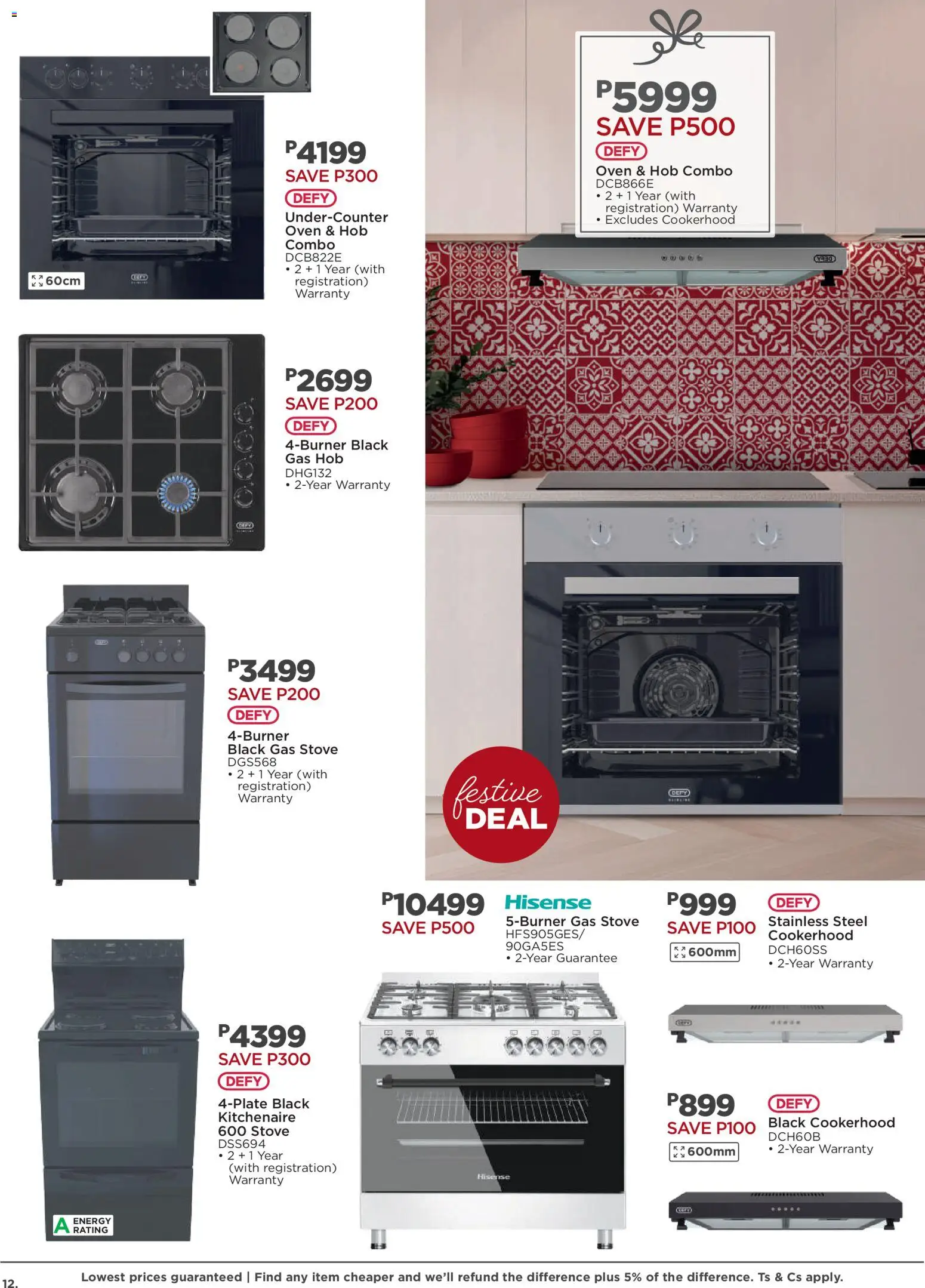 New House and Home catalogue – valid from 20.10.2025 | Page: 12 | Products: Oven, Hob, Stove, Gas stove