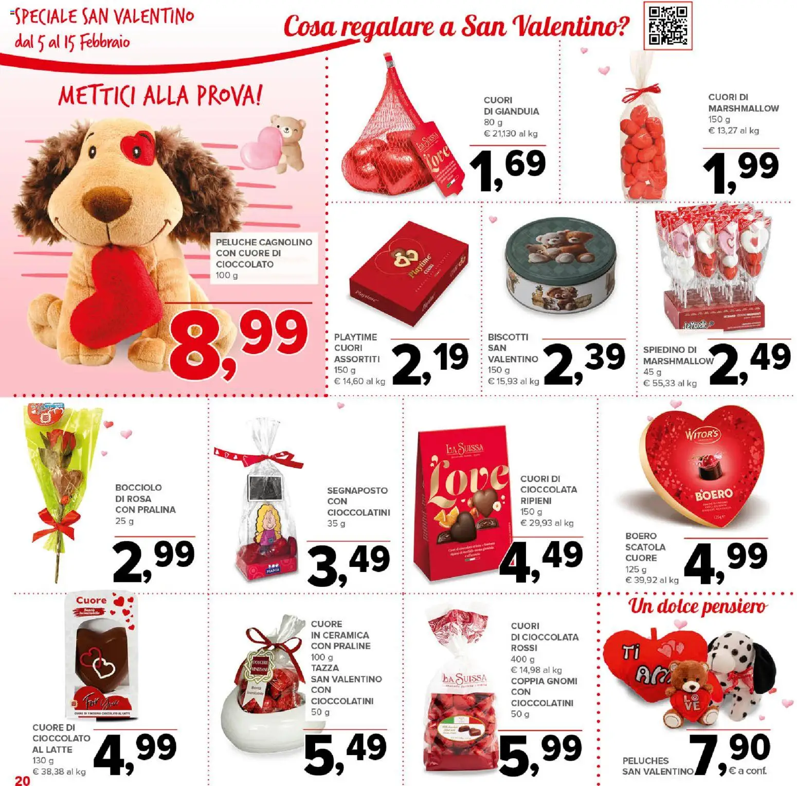 Volantino Todis del 05.02.2026 | Pagina: 20 | Prodotti: Cioccolato, Biscotti, Latte, Scatola