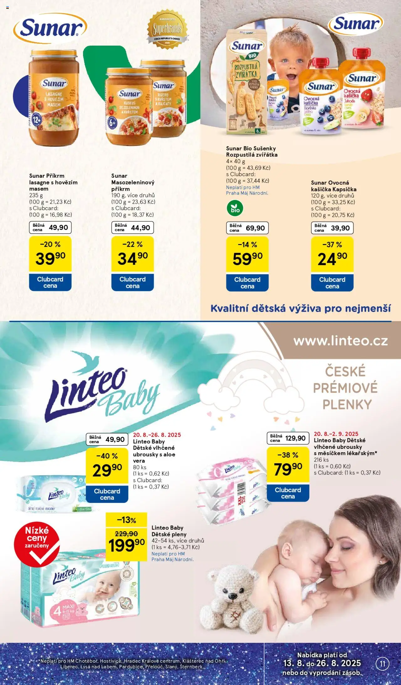 Tesco leták - Hypermarket od 20.08.2025 | Strana: 11 | Produkty: Kuskus, Příkrm, Aloe vera, Sušenky