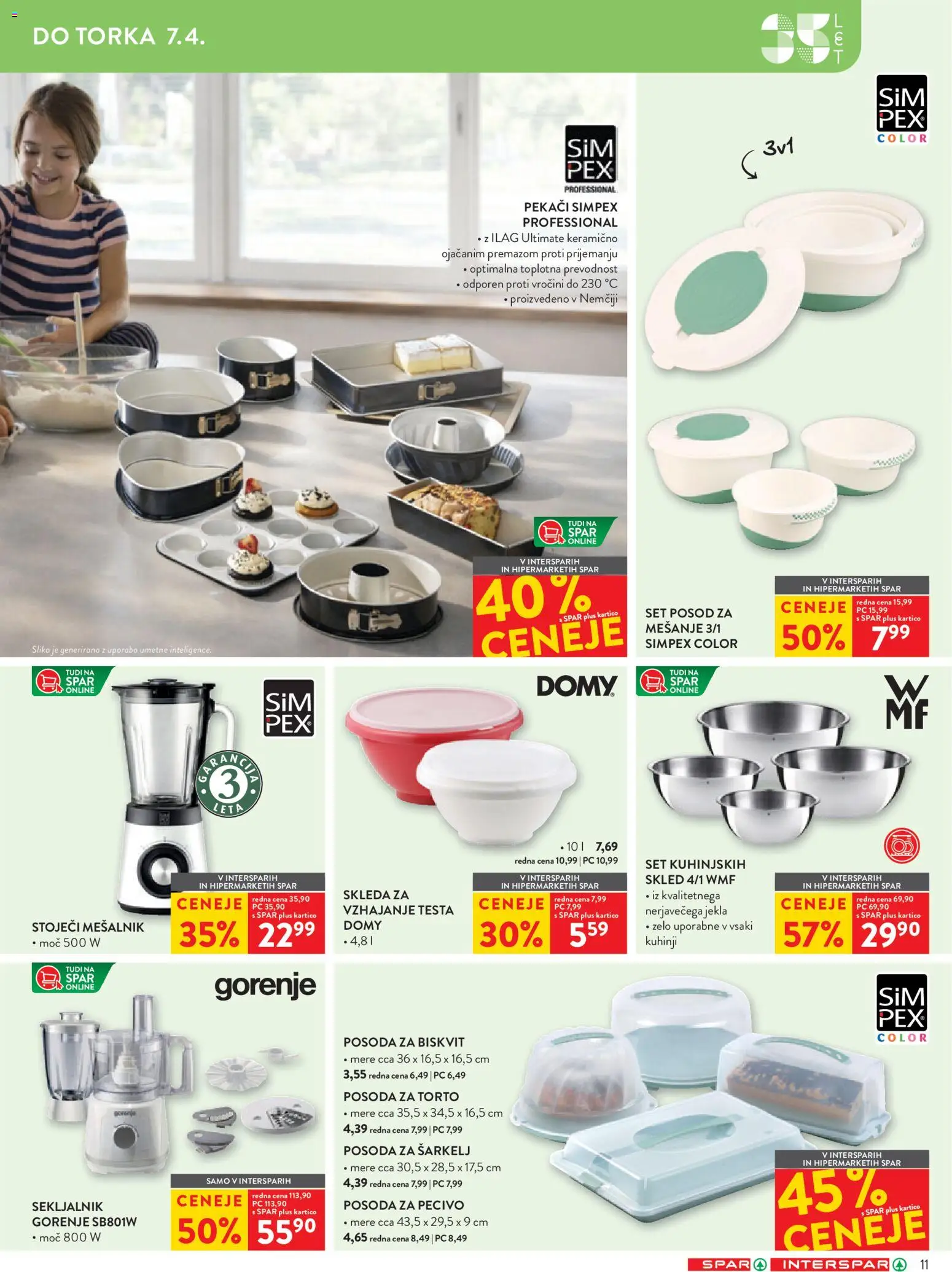 Novi Spar katalog ponudbe – veljaven od 25.03.2026 | Stran: 13 | Izdelki: Mesalnik