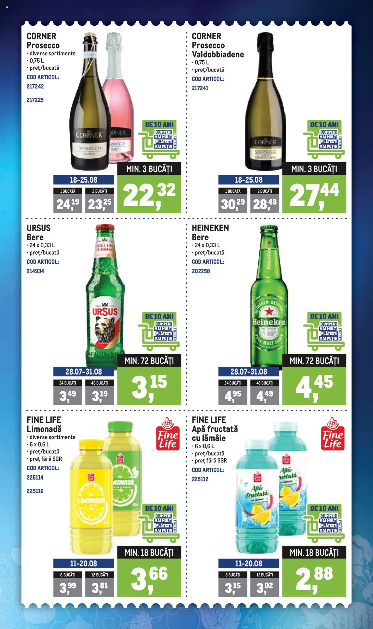 Catalog Metro – valabil de la 18.08.2025 | Pagină: 3 | Produse: Sıcak su torbası, Bere, Apă, Lămâie