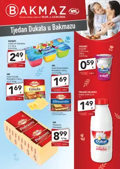 Tjedan Dukata Bakmaz - Pregled kataloga iz trgovine Bakmaz, vrijedi od 06.04.2026