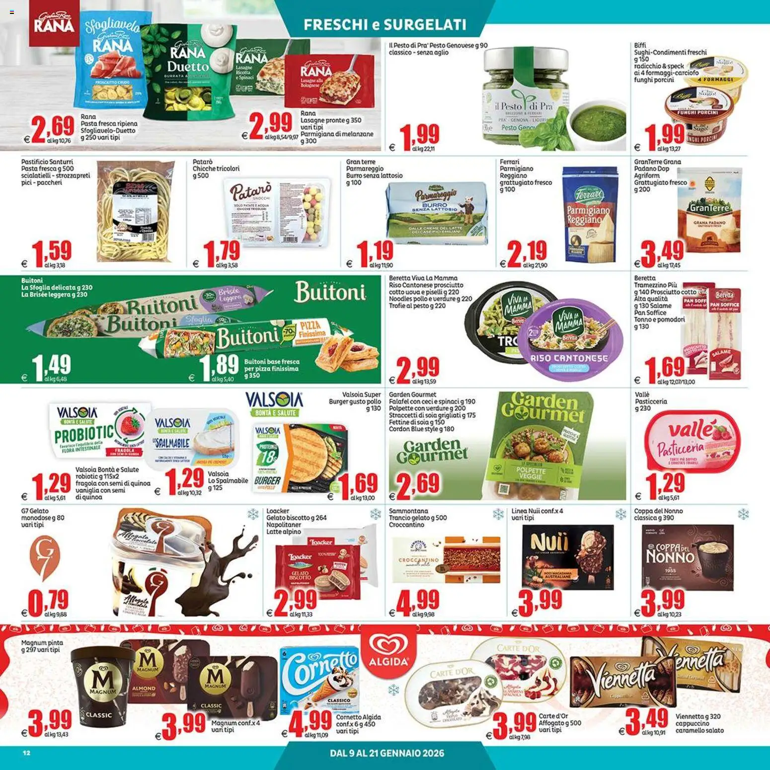 Volantino Elite Supermercati del 09.01.2026 | Pagina: 12 | Prodotti: Speck, Pollo, Gnocchi, Burrata