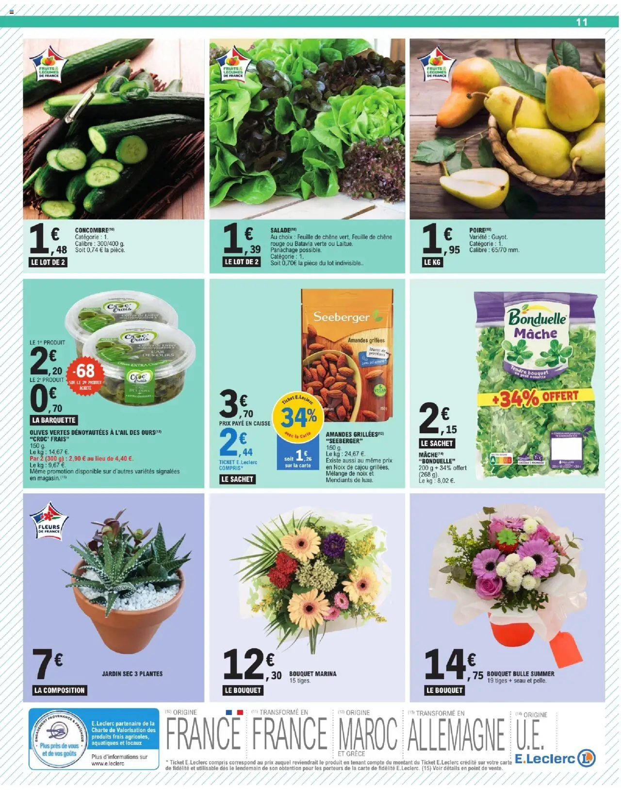  | Page: 11 | Produits: Plantes, Mâche, Sel, Amandes