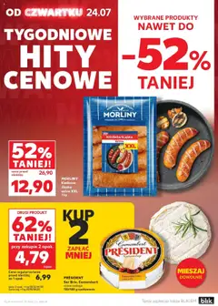 Kaufland gazetka od 24.07.2025 | Strona: 2 | Produkty: Kiełbasa, Mięso, Kiełbasa śląska, Wędliny