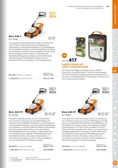 STIHL Katalog ab 01.01.2025 gültig | Seite: 177 | Produkte: Gewicht, Rasenmäher, Ladegerät