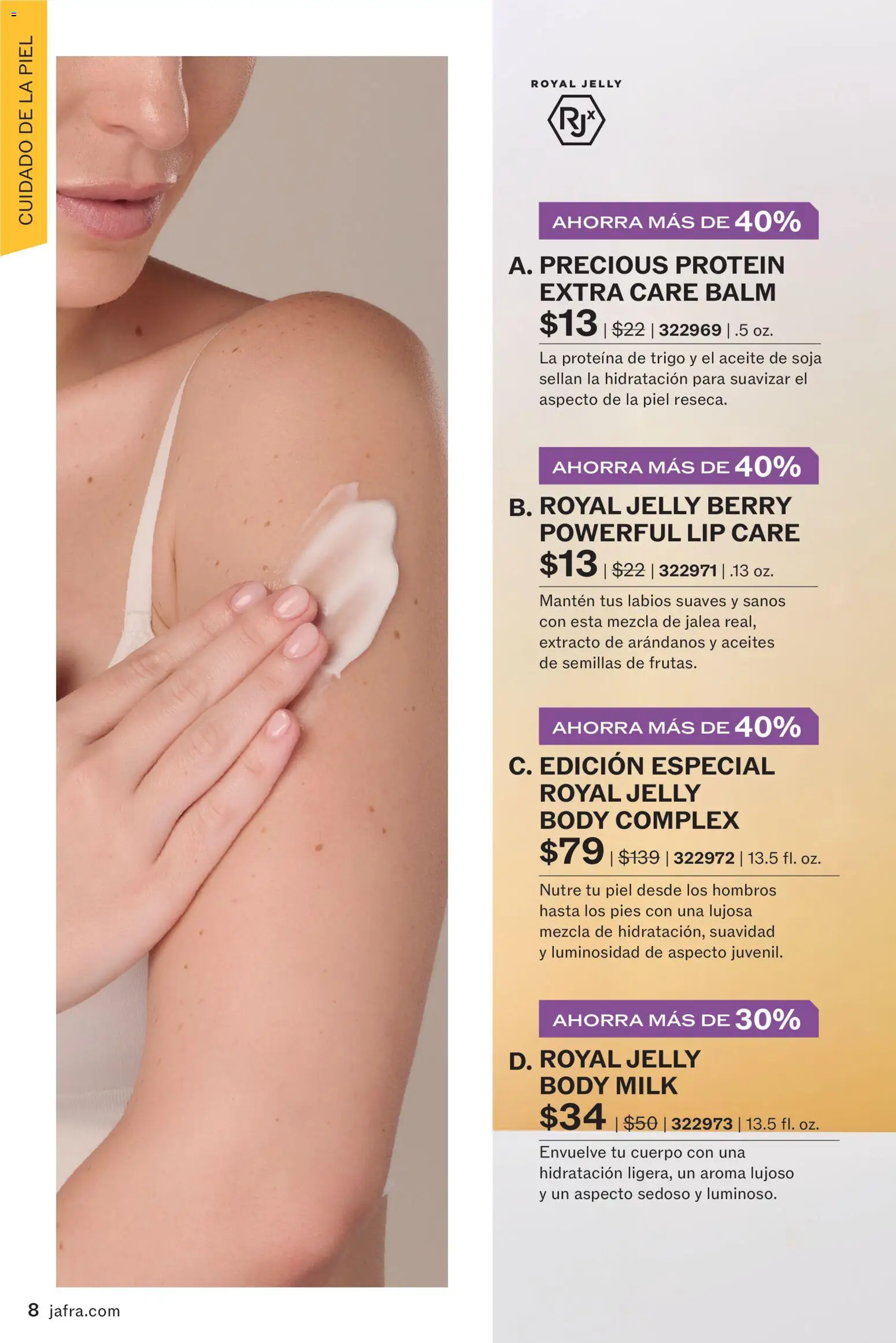 JAFRA folleto │ válido desde el 01.01.2026 | Página: 8 | Productos: Aceite, Body