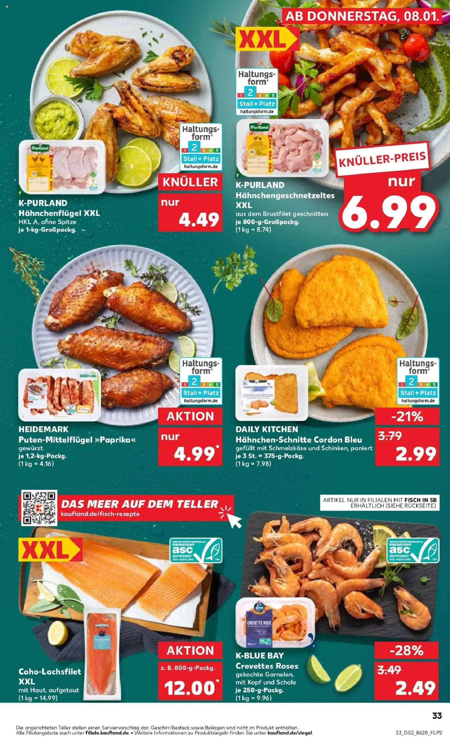 Kaufland prospekt Soest	 – gültig ab 11.01.2026 | Seite: 33 | Produkte: Fisch