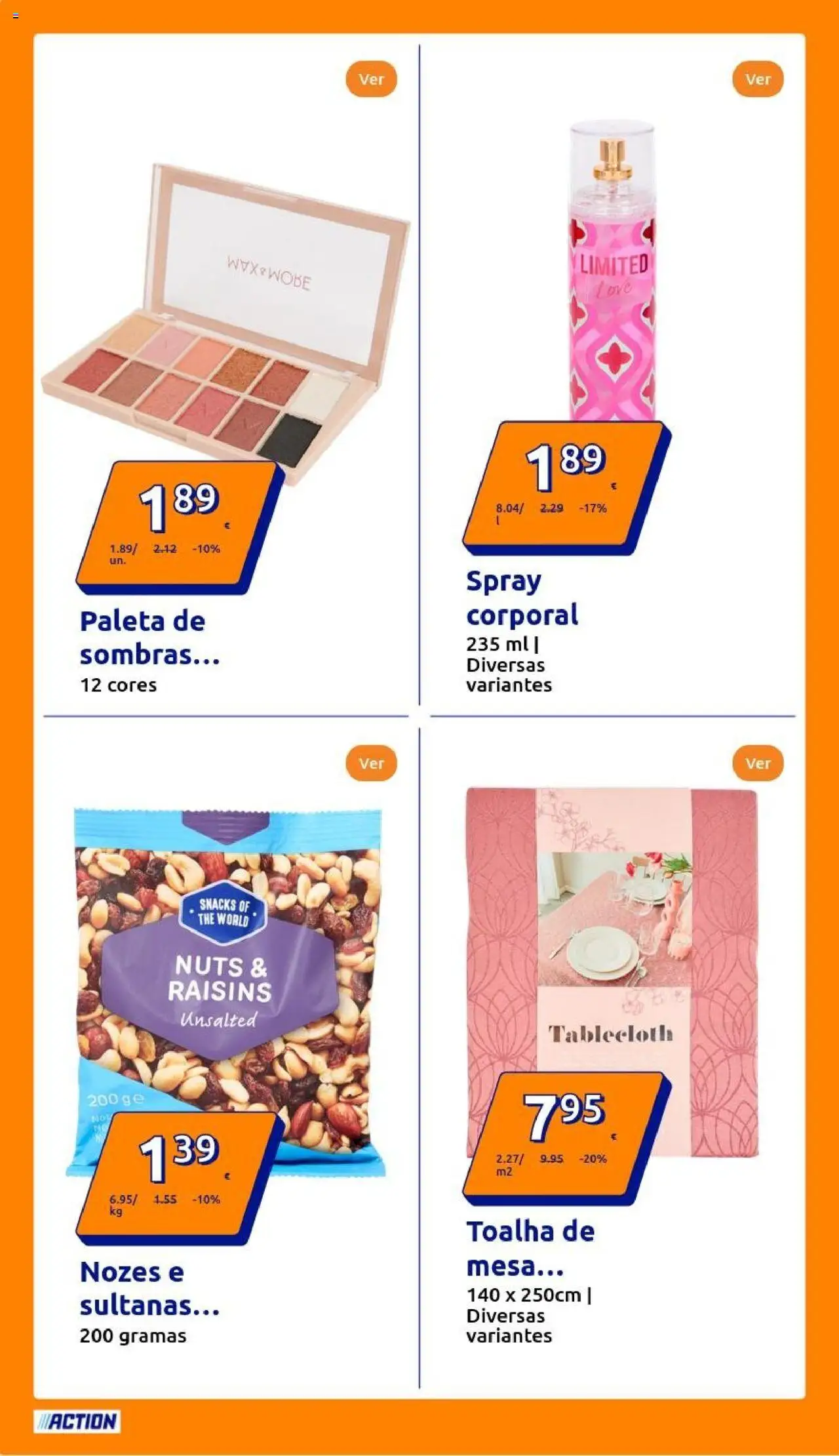 Action - Action PT week 32 2025 │ válido de 06.08.2025 | Página: 26 | Produtos: Mesa, Sombras, Nozes