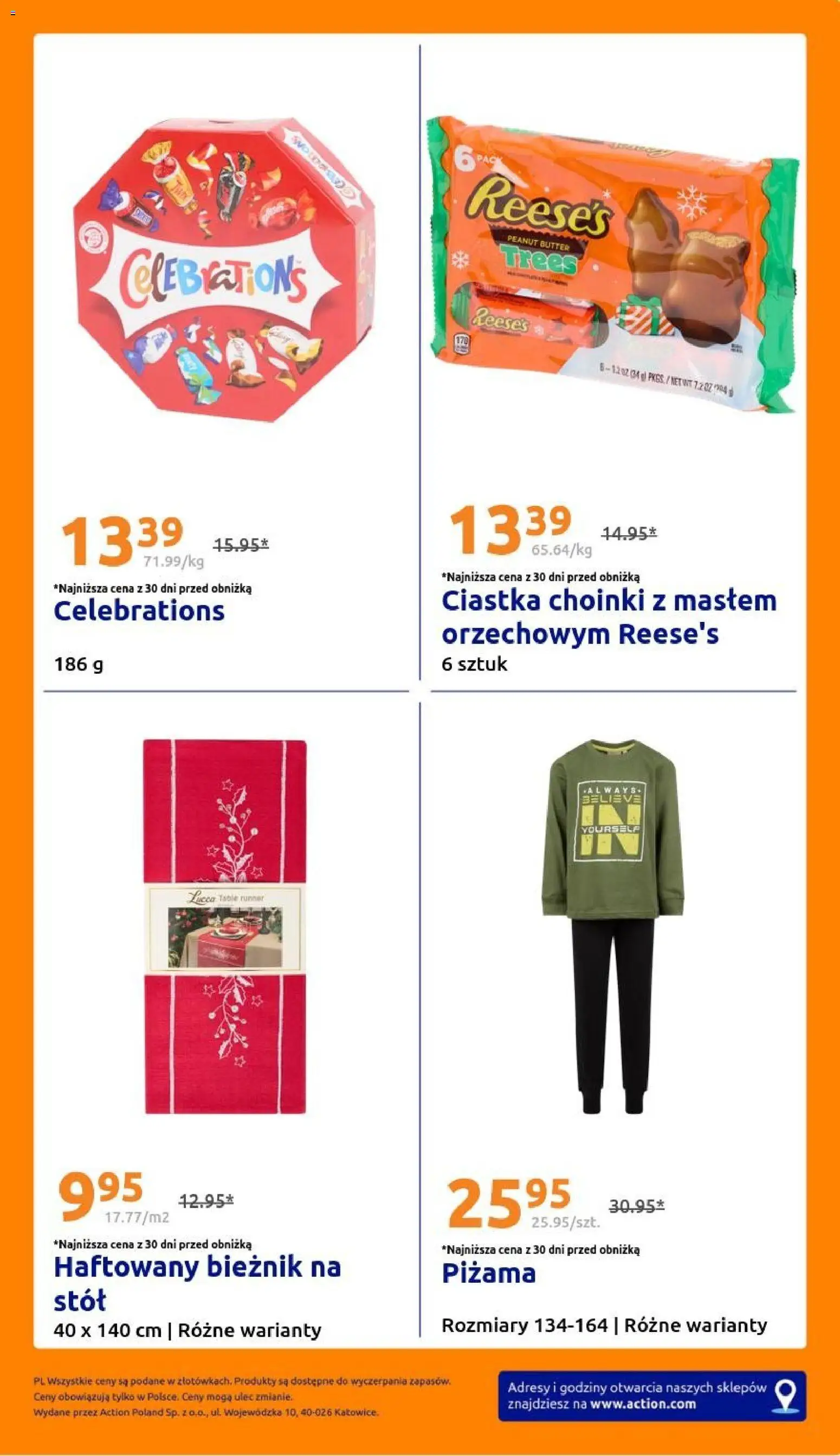 Action Gazetka od 19.11.2025 | Strona: 31 | Produkty: Piżama, Reese's, Stół, Ciastka