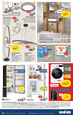 Roller Prospekt 	 ab 07.12.2025 gültig | Seite: 15 | Produkte: Trockner, Spiegelschrank, Hochschrank, Waschtrockner