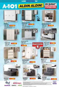 26.02.2026 tarihinden itibaren geçerli olan A101 kataloğu önizlemesi | Sayfa: 22