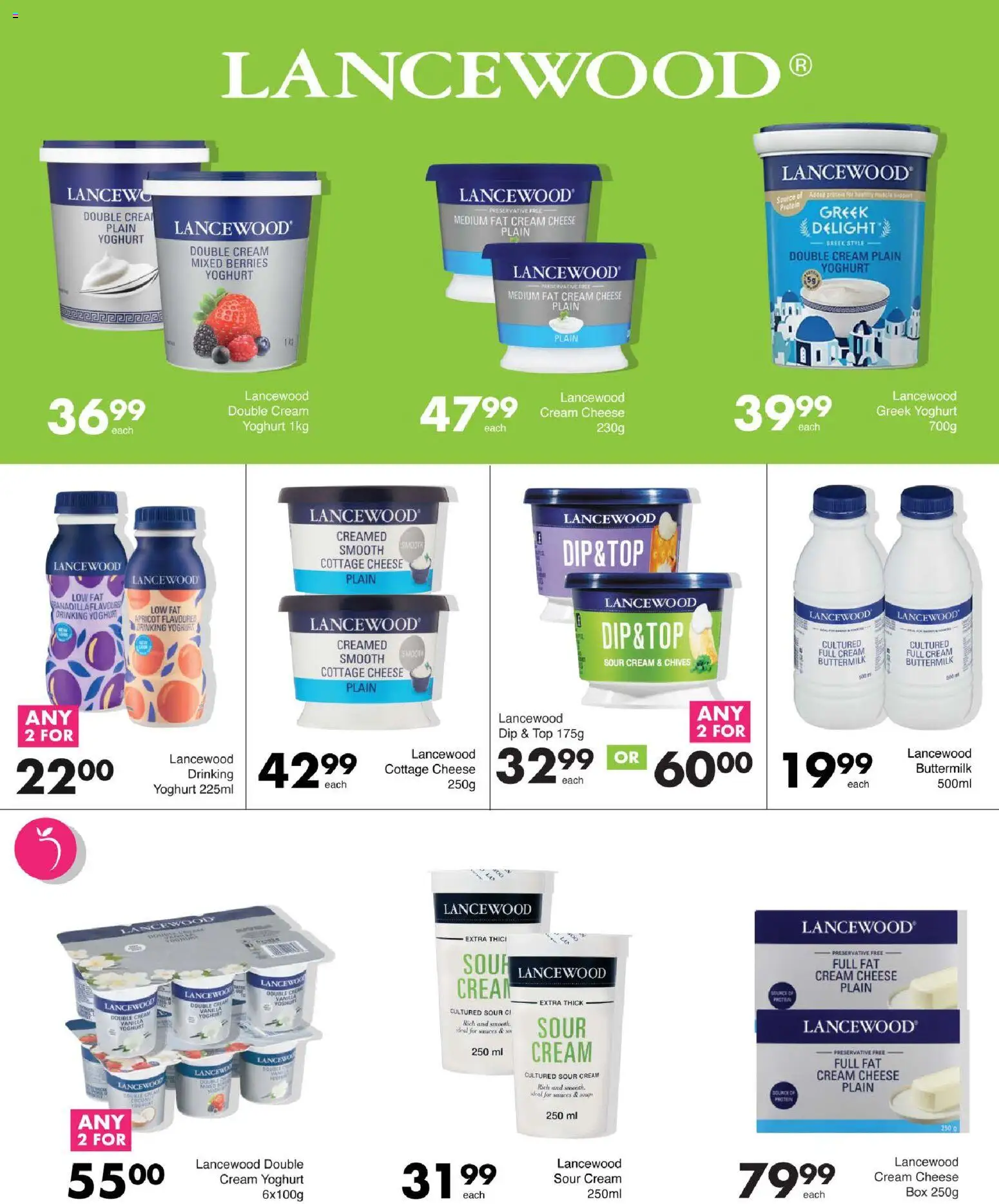 New Save catalogue – valid from 15.04.2026 | Page: 6 | Products: Yoghurt, Detergente líquido, Sour cream, Cream