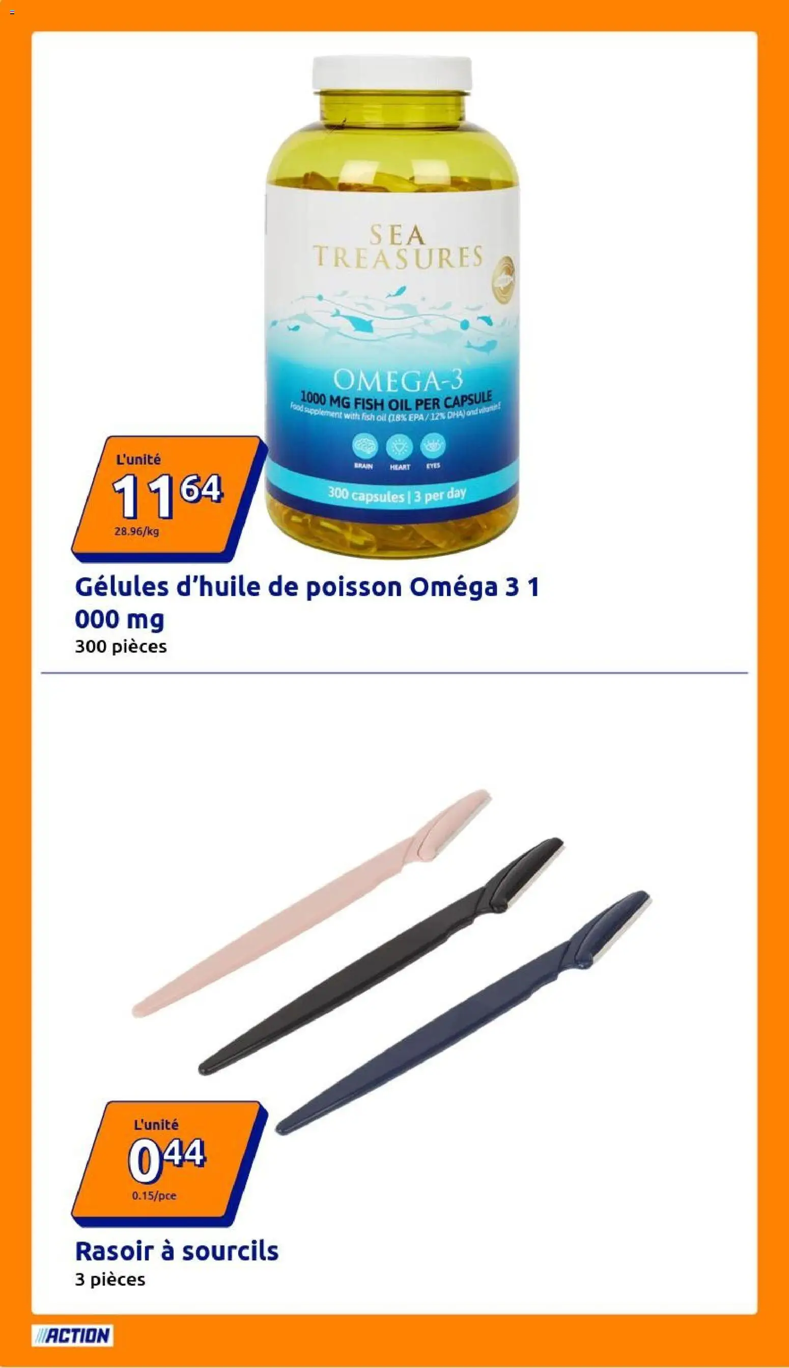 {H1} | Page: 6 | Produits: Rasoir, Poisson