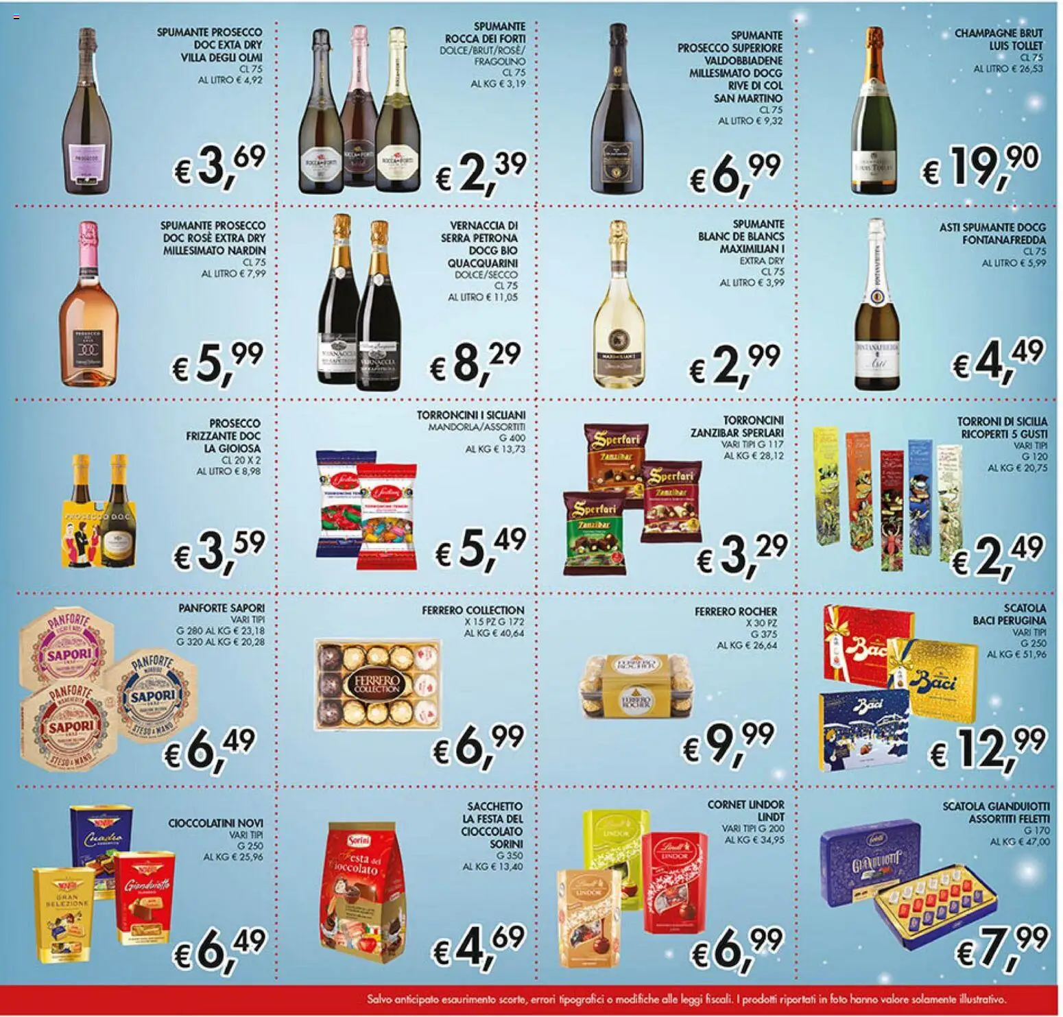 Volantino Coal del 12.12.2025 | Pagina: 15 | Prodotti: Prosecco, Spumante, Champagne, Cioccolatini