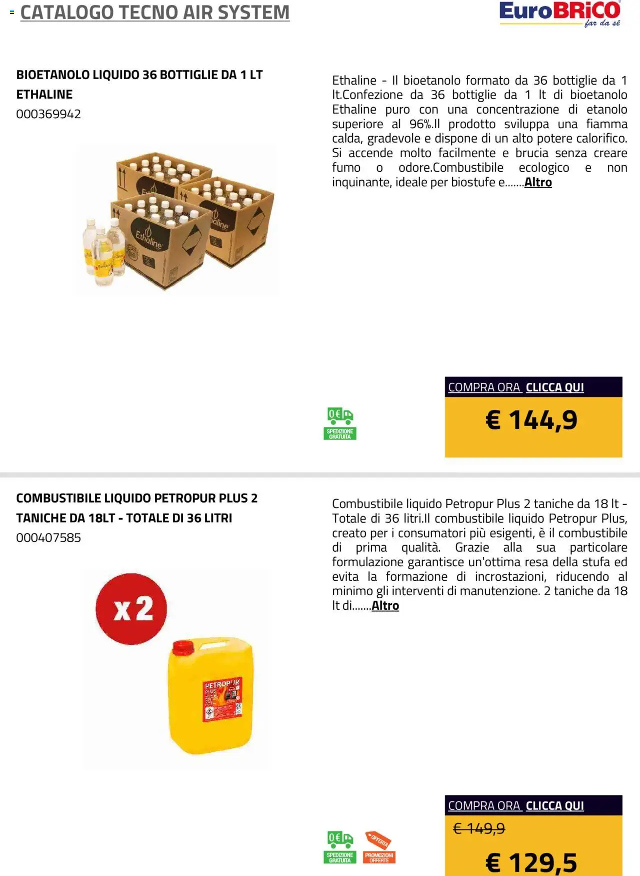 Volantino Eurobrico del 23.07.2025 | Pagina: 35 | Prodotti: Stufa