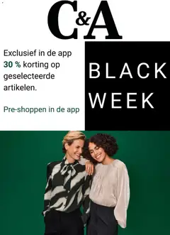 C&A - Black Friday kennisgeving - Voorbeeld van een folder van C&A, geldig van 21.11.2025