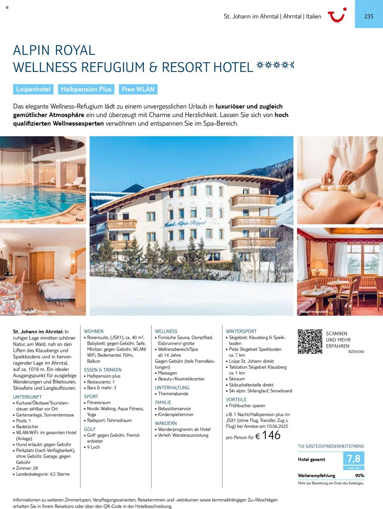 Aida - Urlaub mit eigener Anreise 2025/26 – gültig ab 01.11.2024 | Seite: 235 | Produkte: Babybett, Ski, Snowboard