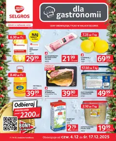 Pogląd oferty "Selgros cash&carry Gazetka - Oferta dla gastronomii" - ważna od 04.12.2025