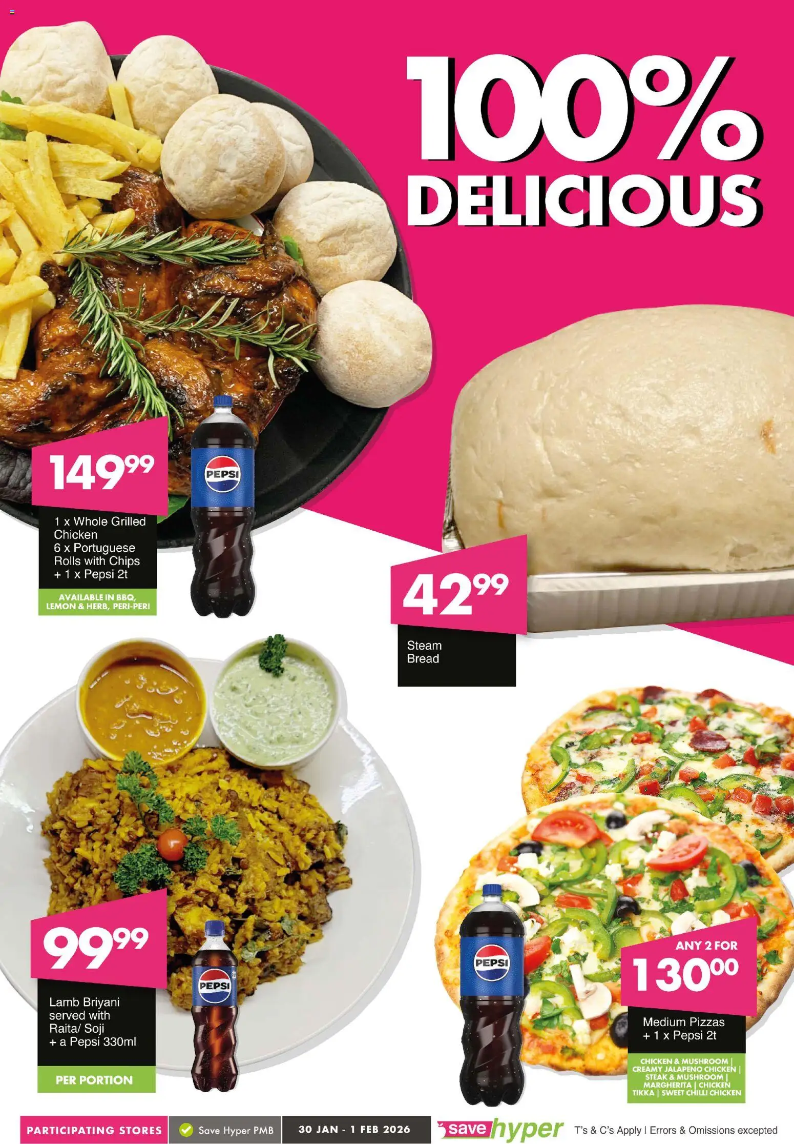 New Save catalogue – valid from 30.01.2026 | Page: 10 | Products: Steak, Chips, Lemon, Chilli