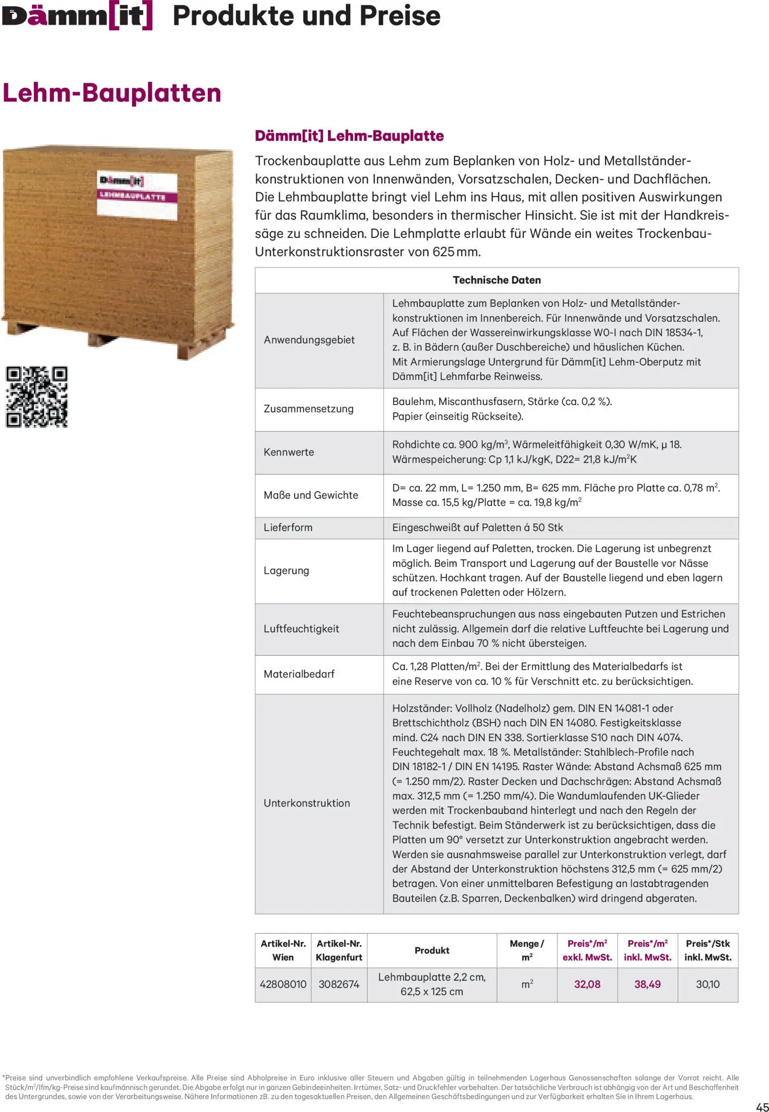 Lagerhaus Dämm[it] Folder gültig ab 02.01.2026 | Seite: 45