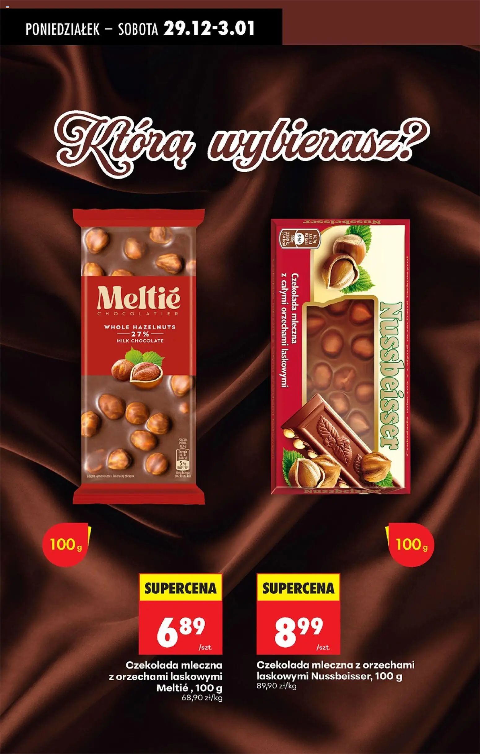 Biedronka gazetka od 29.12.2025 | Strona: 60 | Produkty: Czekolada mleczna, Czekolada